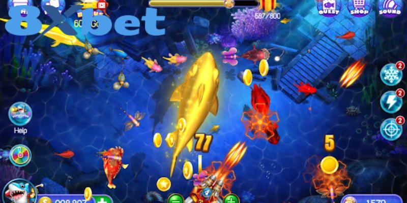 Trò chơi Bắn Cá Ăn Xu tại 8XBET với phần thưởng hấp dẫ